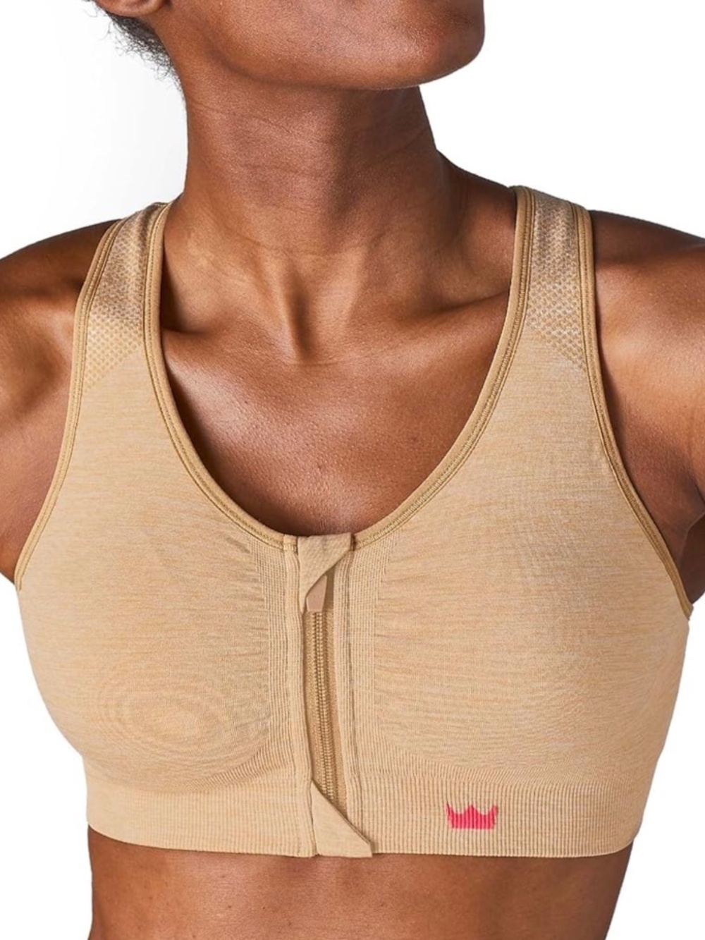SHEFIT Honey Wheat Lounge Sports Bra - Small